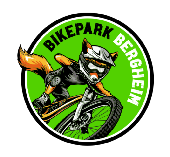 Logo mit Fuchs am Bild und Schriftzug Bikepark Bergheim | © Bikepark Bergheim